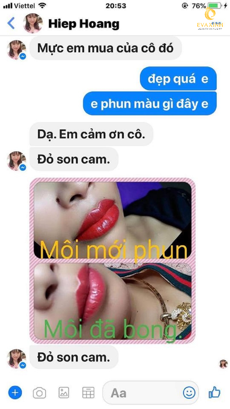 giá mực phun môi