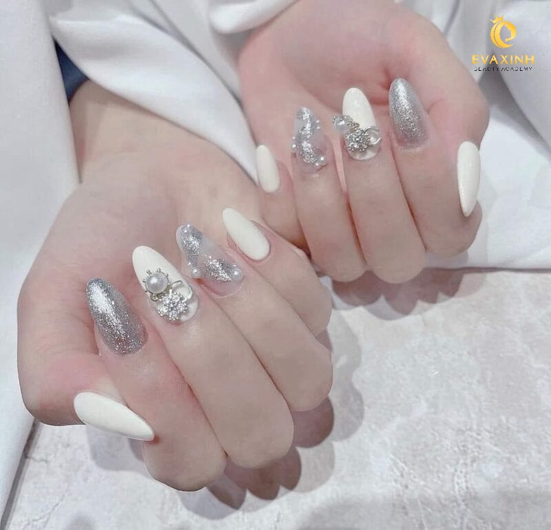 đắp bột nails