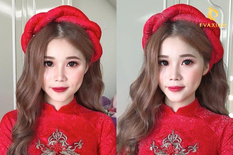 Trang Diem Co Dau Mac Ao Dai 1 Min